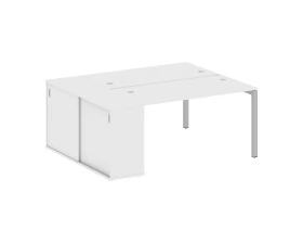 Рабочая станция с шкафом-купе на П-образном м/к 1810x1475x750 Метал Систем Куатро 5x5 / Metal System Quattro 5x5 images