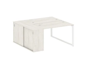 Рабочая станция с шкафом-купе на О-образном м/к 1610x1475x750 Метал Систем / Metal System images