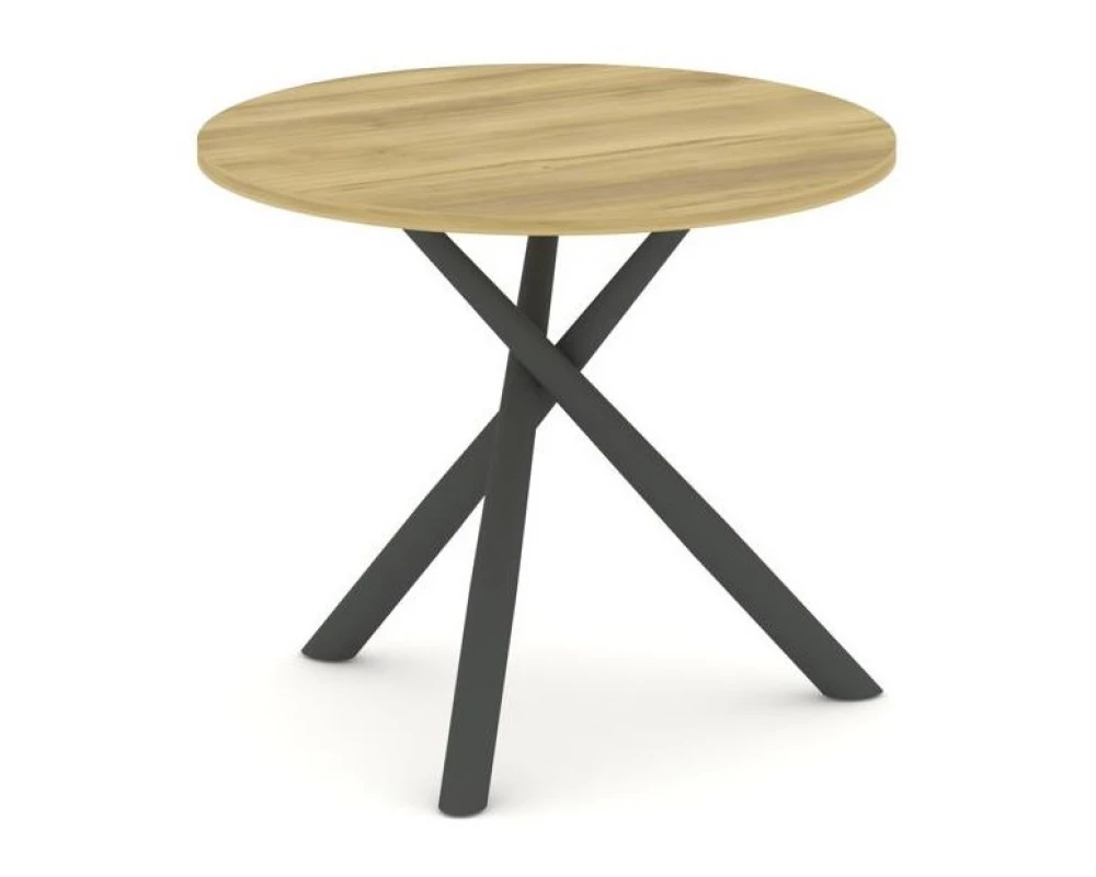 Стол переговорный круглый PR.C.SPRG-002.D 900х900х750 Oak