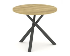 Стол переговорный круглый PR.C.SPRG-002.D 900х900х750 Oak images