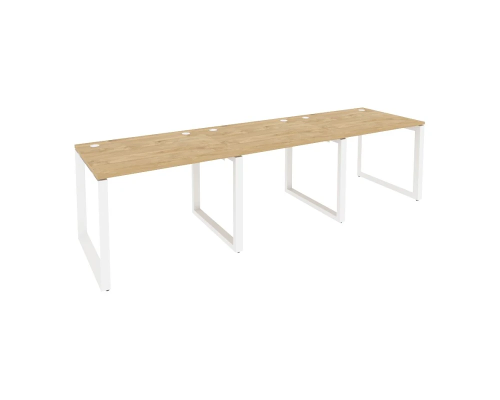 Рабочая станция на О-образном м/к 2940x800x750 Оникс / Onix