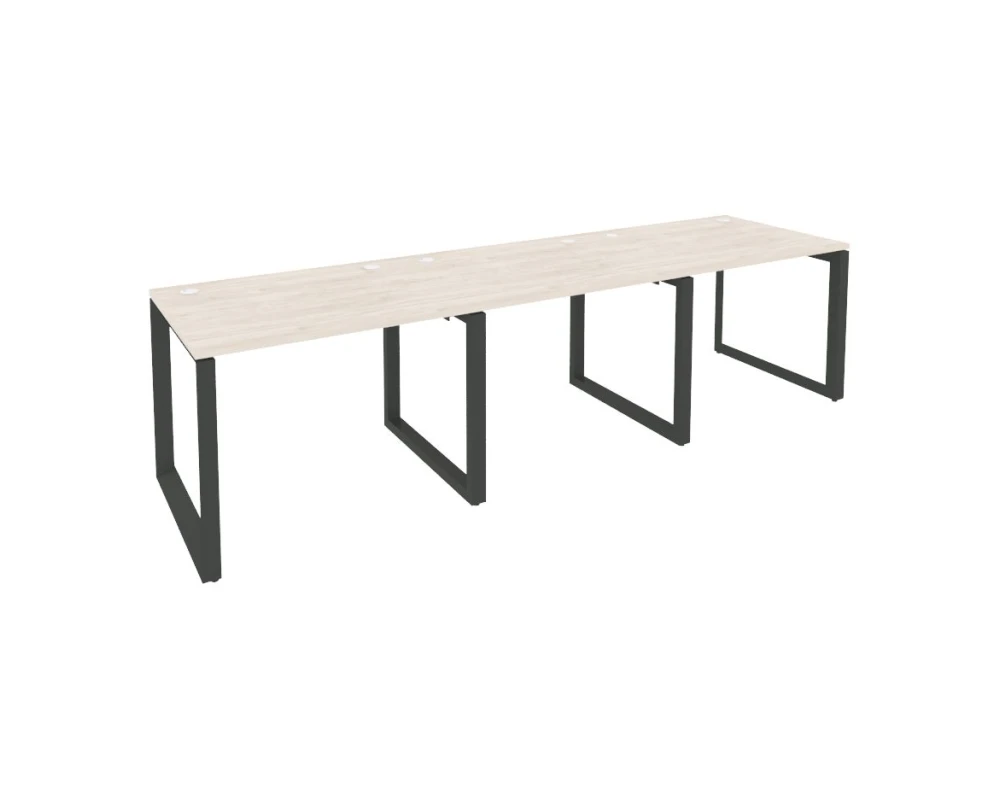 Рабочая станция на О-образном м/к 2940x800x750 Оникс / Onix