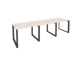 Рабочая станция на О-образном м/к 2940x800x750 Оникс / Onix images