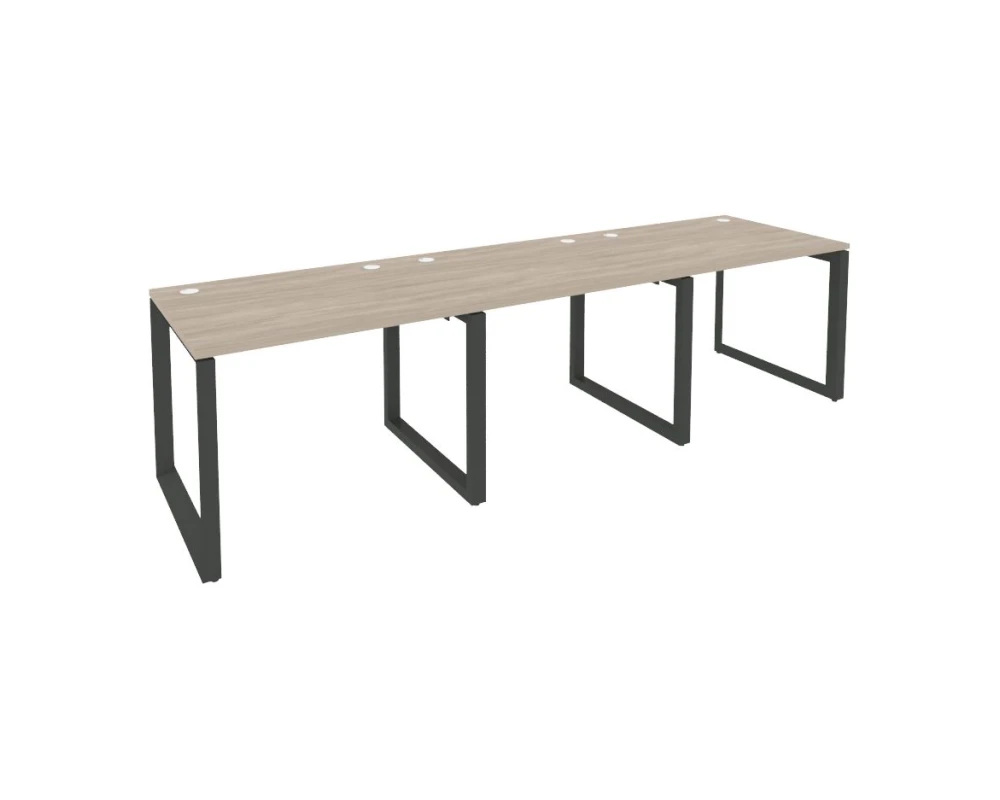 Рабочая станция на О-образном м/к 2940x800x750 Оникс / Onix