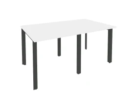 Стол переговорный (2 столешницы) на П-образном м/к 1560x980x750 Оникс / Onix images