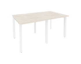 Стол переговорный (2 столешницы) на П-образном м/к 1560x980x750 Оникс / Onix images