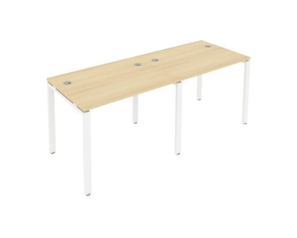 Рабочая станция на 2 раб.места на П-образном м/к 200x72x75 Метал Систем / Metal System