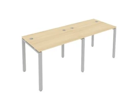 Рабочая станция на 2 раб.места на П-образном м/к 200x72x75 Метал Систем / Metal System images