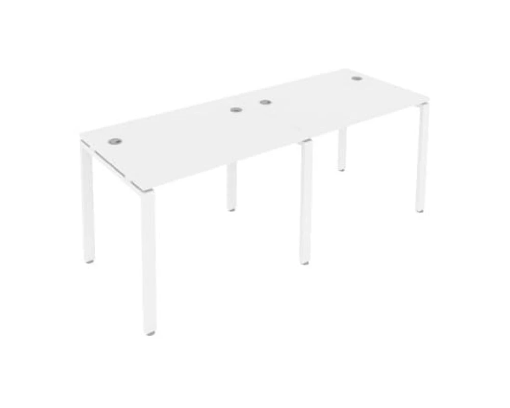 Рабочая станция на 2 раб.места на П-образном м/к 200x72x75 Метал Систем / Metal System