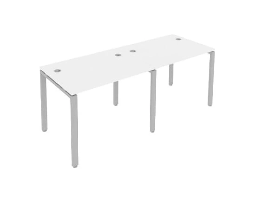 Рабочая станция на 2 раб.места на П-образном м/к 200x72x75 Метал Систем / Metal System