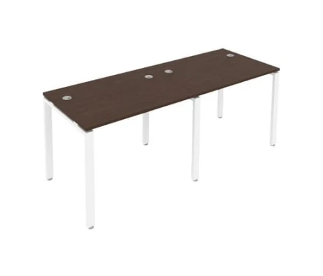 Рабочая станция на 2 раб.места на П-образном м/к 200x72x75 Метал Систем / Metal System