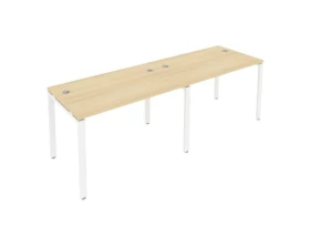 Рабочая станция на 2 раб.места на П-образном м/к 240x72x75 Метал Систем / Metal System images