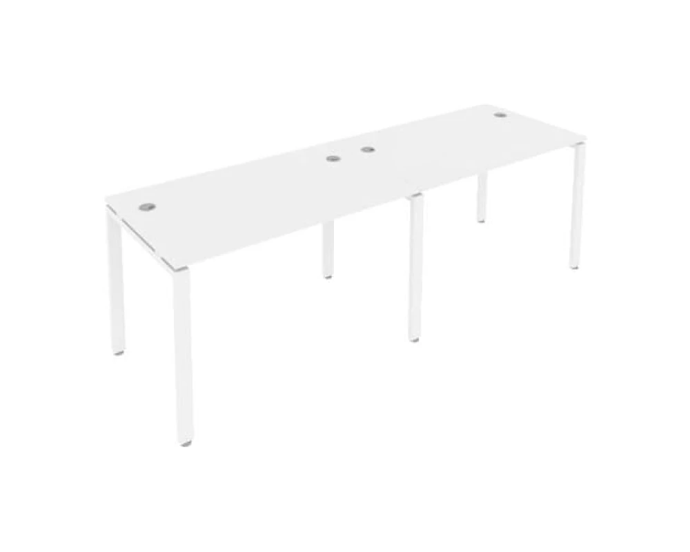 Рабочая станция на 2 раб.места на П-образном м/к 240x72x75 Метал Систем / Metal System