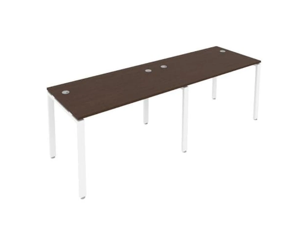 Рабочая станция на 2 раб.места на П-образном м/к 240x72x75 Метал Систем / Metal System