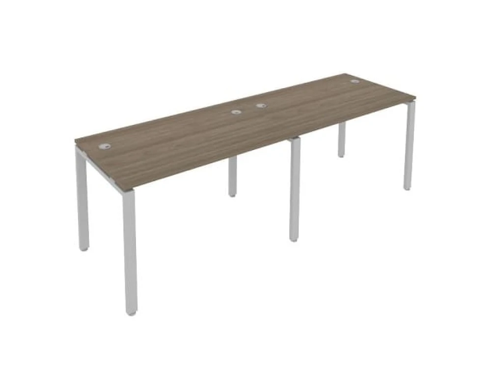 Рабочая станция на 2 раб.места на П-образном м/к 240x72x75 Метал Систем / Metal System