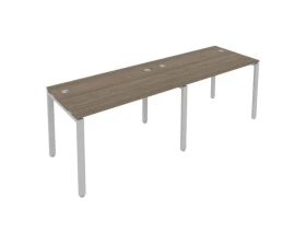 Рабочая станция на 2 раб.места на П-образном м/к 240x72x75 Метал Систем / Metal System images