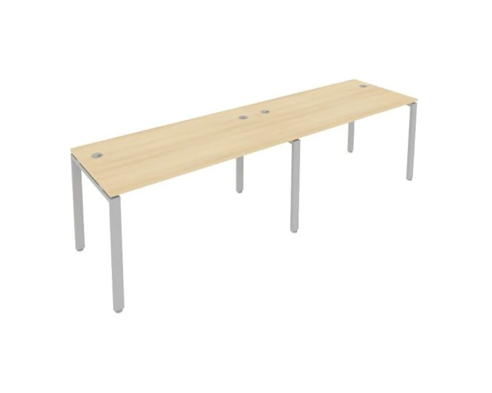 Рабочая станция на 2 раб.места на П-образном м/к 280x72x75 Метал Систем / Metal System