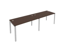 Рабочая станция на 2 раб.места на П-образном м/к 280x72x75 Метал Систем / Metal System images