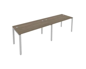 Рабочая станция на 2 раб.места на П-образном м/к 280x72x75 Метал Систем / Metal System images