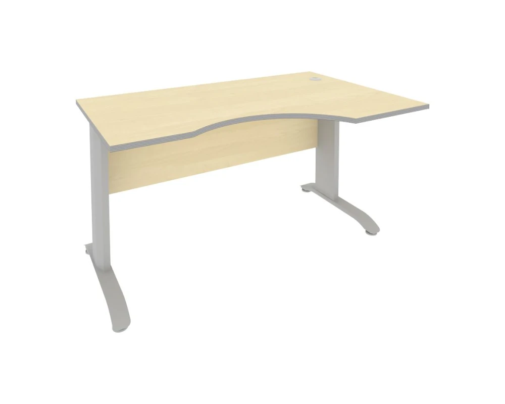 Стол криволинейный правый металлокаркас 1400x900x755 Рива / Riva