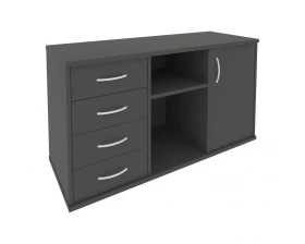 Тумба под оргтехнику сервисная 1200x450x680 Riva images