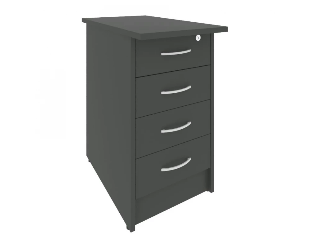 Тумба приставная с замком 412x720x755 Riva