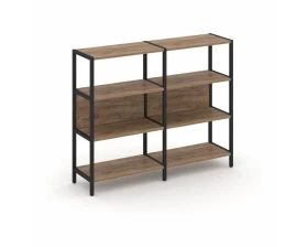 Двухсекционный стеллаж трехярусный Shelf System images