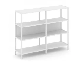 Двухсекционный стеллаж трехярусный Shelf System images