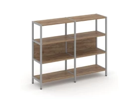 Двухсекционный стеллаж трехярусный Shelf System images