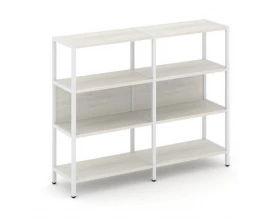 Двухсекционный стеллаж трехярусный Shelf System images