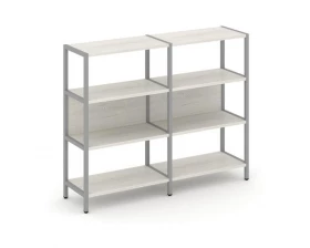 Двухсекционный стеллаж трехярусный Shelf System images