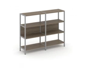 Двухсекционный стеллаж трехярусный Shelf System images