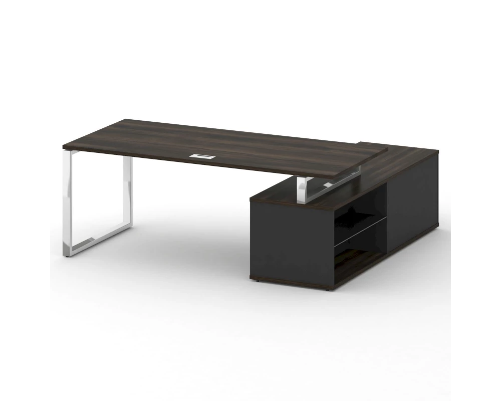 Стол для руководителя с опорной греденцией , левый 200 Shift