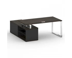Стол для руководителя с опорной греденцией, правый 180 Shift images
