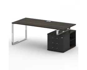 Стол для руководителя с опорной тумбой , правый 200 Shift images