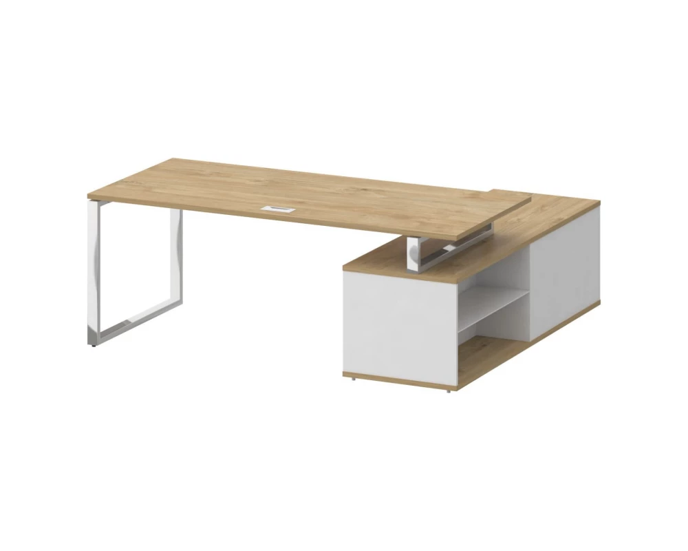 Стол для руководителя с опорной греденцией , левый 200 Shift