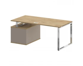 Стол для руководителя с опорной тумбой , правый 180 Shift images