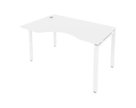 Стол криволинейный левый на П-образном м/к 140x90x75 Метал Систем / Metal System images