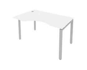 Стол криволинейный левый на П-образном м/к 140x90x75 Метал Систем / Metal System images