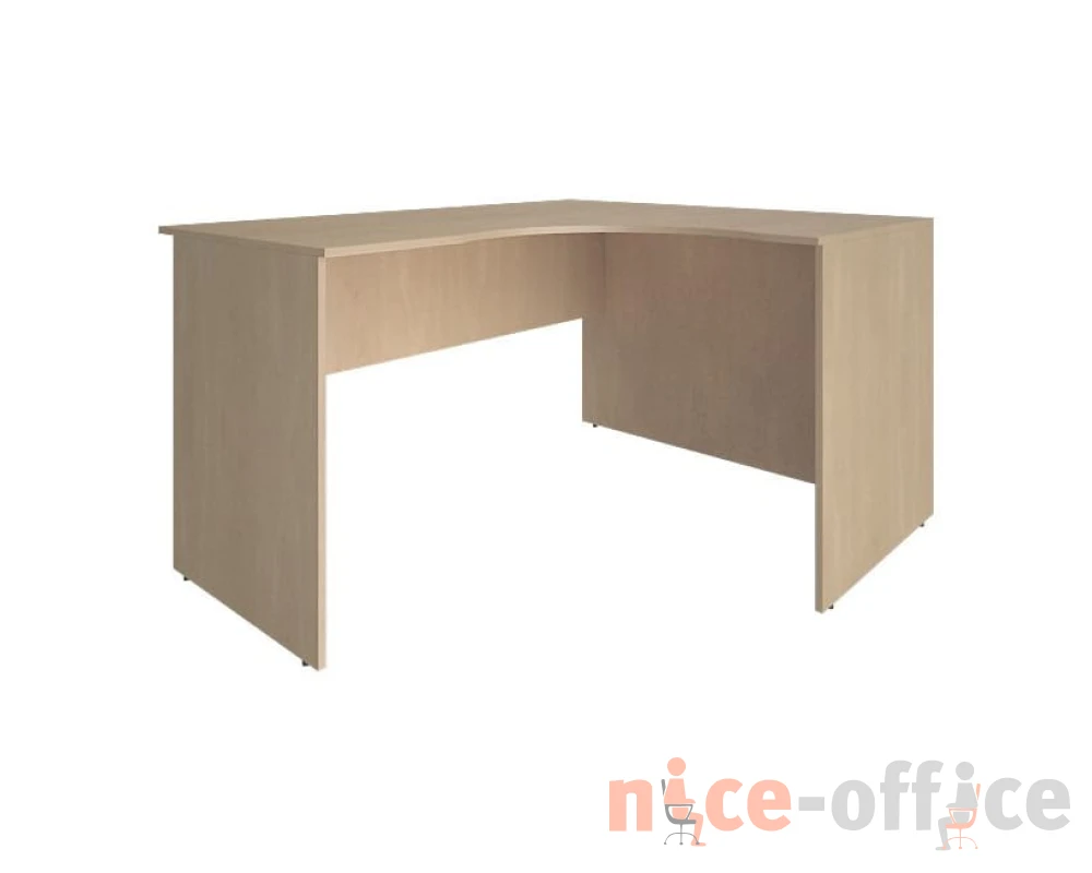 Стол офисный угловой криволинейный правый 1400x1200x750 Нова С / Nova S
