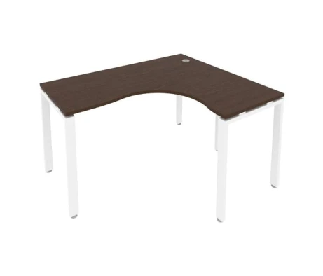 Стол офисный угловой правый на П-образном м/к 140x120x75 Метал Систем / Metal System