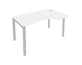 Стол криволинейный правый на П-образном м/к 140x90x75 Метал Систем / Metal System images