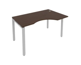 Стол криволинейный правый на П-образном м/к 140x90x75 Метал Систем / Metal System images