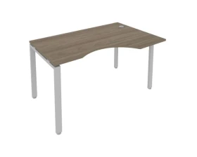 Стол криволинейный правый на П-образном м/к 140x90x75 Метал Систем / Metal System images