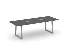 Стол переговорный опоры трапеция с лючком 2580x980x750 Стайл Проджект Директ / Style Project Direct images