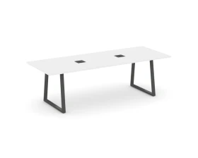 Стол переговорный опоры трапеция с лючком 2580x980x750 Стайл Проджект Директ / Style Project Direct images