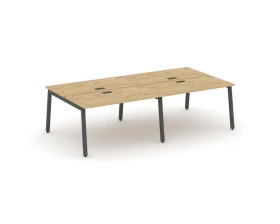 Рабочая станция 2-х сторон. на А-образном каркасе 50 мм 1960х1632х750 Стайл Проджект / Style Project images