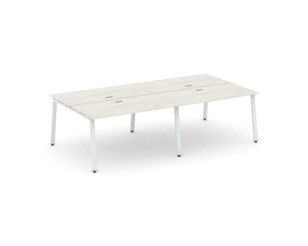 Рабочая станция 2-х сторон. на А-образном каркасе 60 мм 3160х1232х750 Стайл Проджект / Style Project