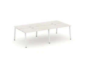 Рабочая станция 2-х сторон. на А-образном каркасе 60 мм 3160х1232х750 Стайл Проджект / Style Project images