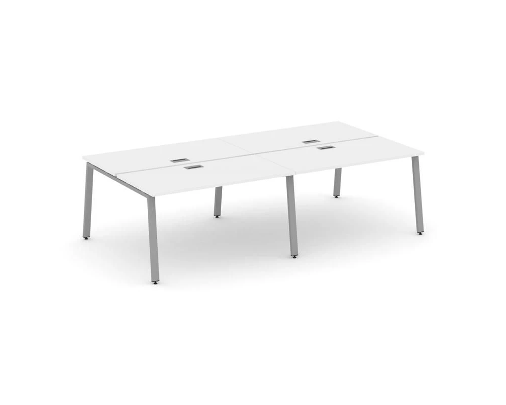 Рабочая станция 2-х сторон. на А-образном каркасе 60 мм 3160х1232х750 Стайл Проджект / Style Project